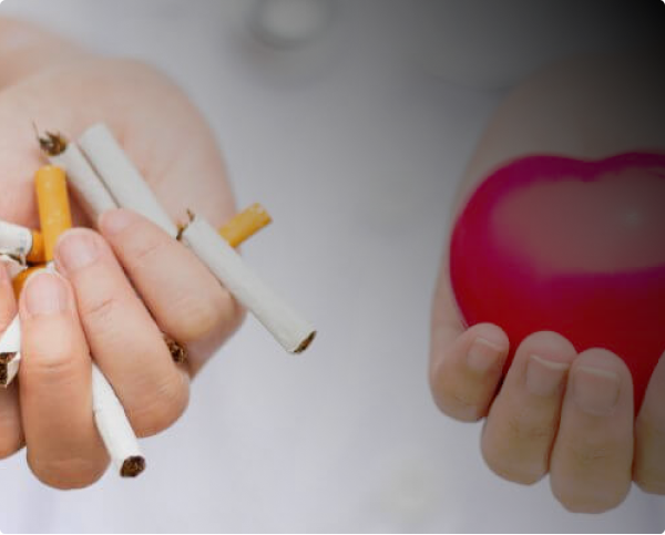 Выбор сигареты или яблоко 